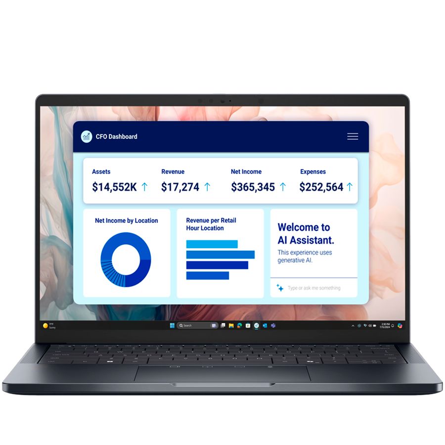 Laptop Dell Pro 14 Premium PA14250, 14 inch 1920 x 1200, Intel 236V (8 C / 8 T, 2.1 GHz - 4.7 GHz, 8 MB cache), 16 GB LPDDR5X, 512 GB SSD, Intel Arc Graphics, Windows 11 Pro