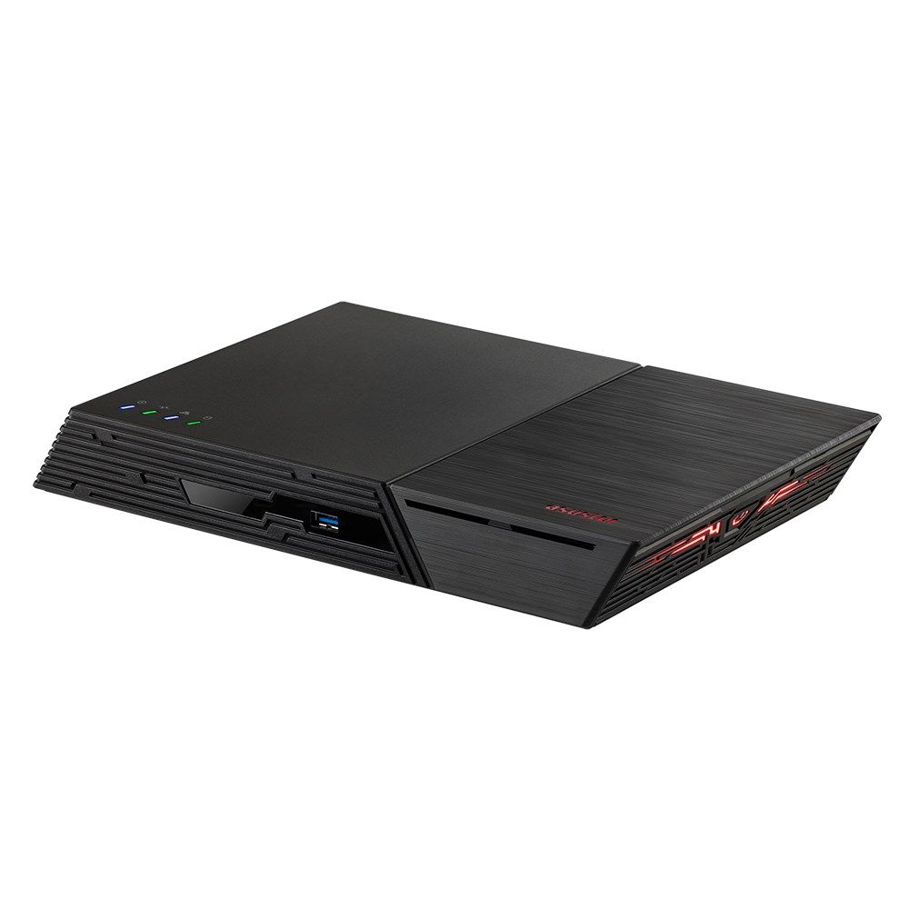 Asustor FLASHSTOR 6 Gen2 (FS6806X) NAS Compact AMD Ryzen V3C14 8 GB DDR5 0 TB Black