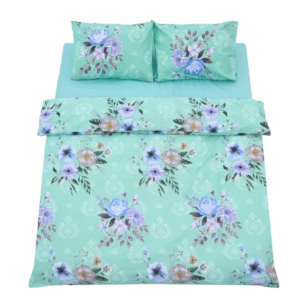Lenjerie dubla 100% bumbac 4 piese, Spring