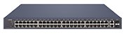 Switch PoE Hikvision DS-3E1552P-SI: 48 x 10/100/1000M PoE Ports, 2 x gigabit RJ45, 2 x gigabit SFP, buget PoE 470 W, tensiune alimentare 100 to 240 V AC, 50/60 Hz, Max. 7.5 A, dimensiuni: 440.00 mm × 44.00 mm × 323.80 mm, greutate: 4.35kg, montare in rack.