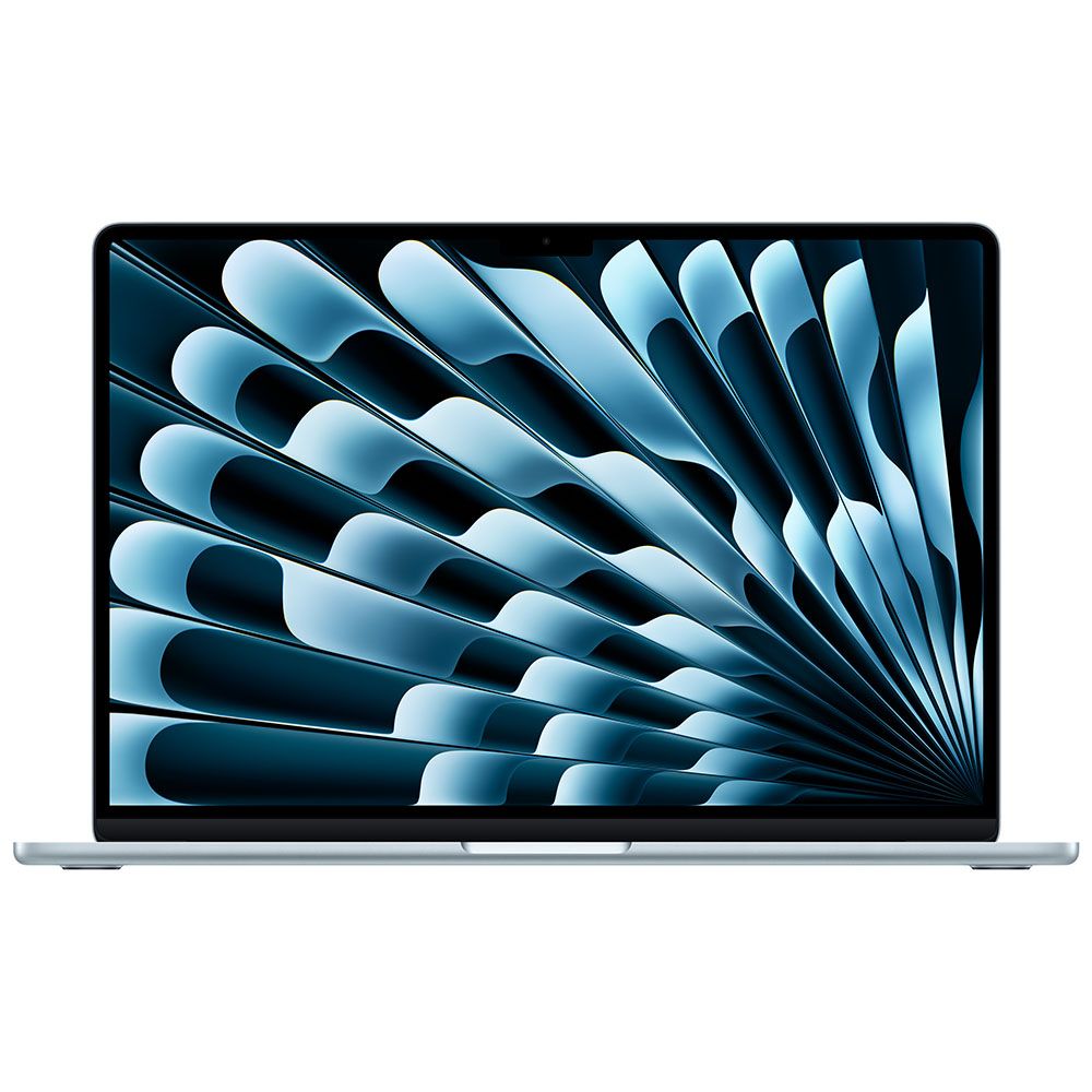 Laptop Apple MacBook Air 15 Z1M1000F1, 15.3 inch 2880 x 1864, Apple M5 10-core (10 C, N/A - N/A, N/A cache, N/A), 16 GB LPDDR5X, 2 TB SSD, Apple M5 10-core integrat, Mac OS, Tastatura English, Sky Blue