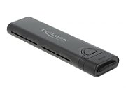 DELOCK Ext GehĂ¤use USB Type-C M.2 NVMe PCIe oder SATA SSD