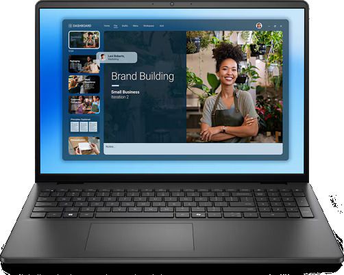 Laptop Dell 16 DC16251, 16 inch 1920 x 1200, Intel 150U (10 C / 12 T, 1.8 GHz - 5.4 GHz, 12 MB cache, 55 W), 32 GB DDR5, 1 TB SSD, Intel Graphics, Ubuntu