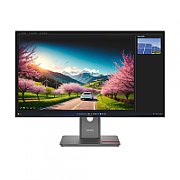 Monitor  LenovoThinkVision P32UD-40 Monitor 31.5 IPS, UHD (3840x2160), 16:9, Brightness: 350 cd/m², Contrast ratio: 1500:1, Response time: 4ms GtG (Extreme mode) / 6ms GtG (Typical mode), Dot / Pixel Per Inch: 140 dpi, Color Gamut: 98% DCI-P3, 99% sRGB, 99% BT.709, View angle: 178° / 178°, Stand