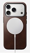 NOMAD Traditional Leather Case - skórzane etui do iPhone 17 Pro kompatybilne z MagSafe  skóra Horween (rustic brown)