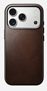 NOMAD Traditional Leather Case - skórzane etui do iPhone 17 Pro kompatybilne z MagSafe  skóra Horween (rustic brown)