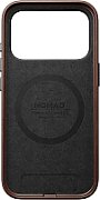 NOMAD Traditional Leather Case - skórzane etui do iPhone 17 Pro kompatybilne z MagSafe  skóra Horween (rustic brown)