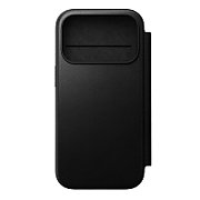 NOMAD Modern Leather Folio - skórzane etui do iPhone 17 Pro Max kompatybilne z MagSafe  skóra Horween (black) [go]
