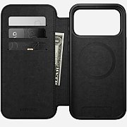 NOMAD Modern Leather Folio - skórzane etui do iPhone 17 Pro Max kompatybilne z MagSafe (english tan-c) [go]