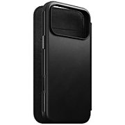 NOMAD Modern Leather Folio - skórzane etui do iPhone 17 Pro kompatybilne z MagSafe  skóra Horween (black) [go]