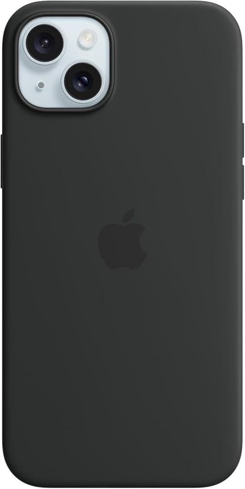 Apple iPhone 15 Silicone Case with MagSafe - Black
