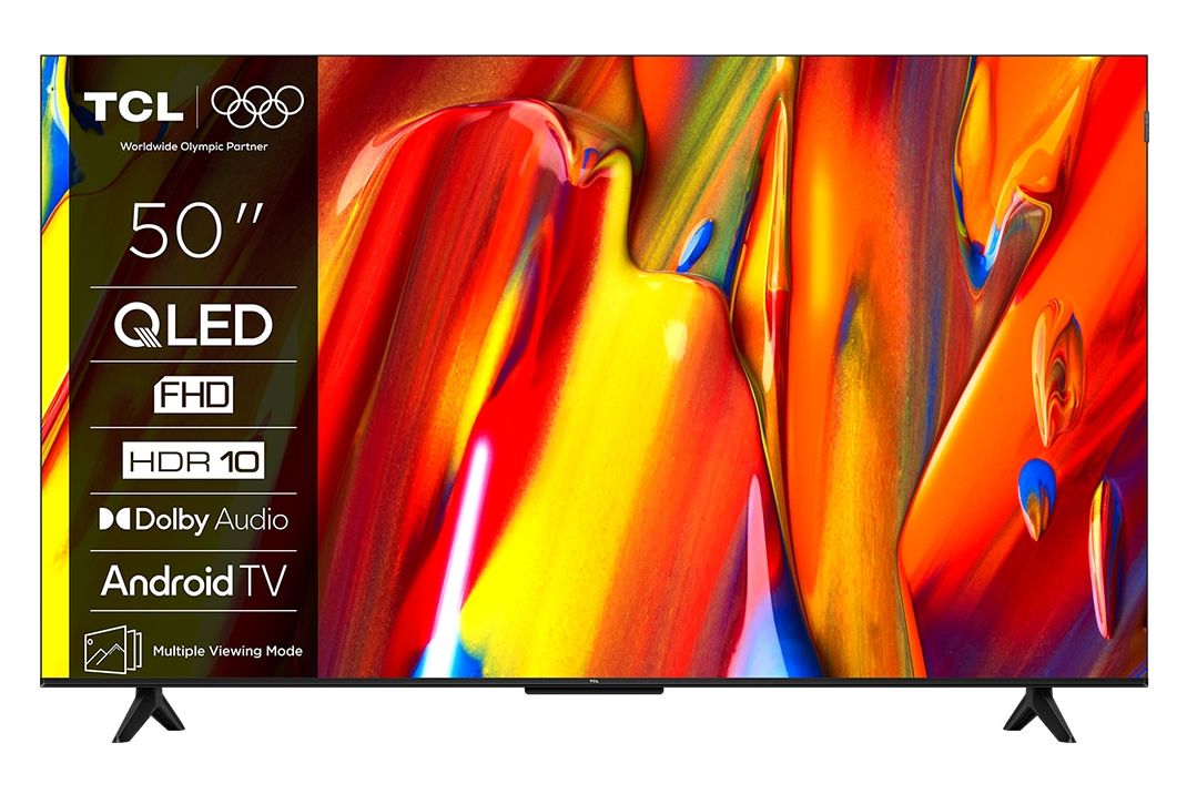 Televizor TCL QLED 50S59K, 126 cm, Smart Android TV, 60 Hz, Clasa E