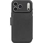Decoded Leather Detachable Wallet - skórzana obudowa ochronna do iPhone 17 Pro Max kompatybilna z MagSafe (black)