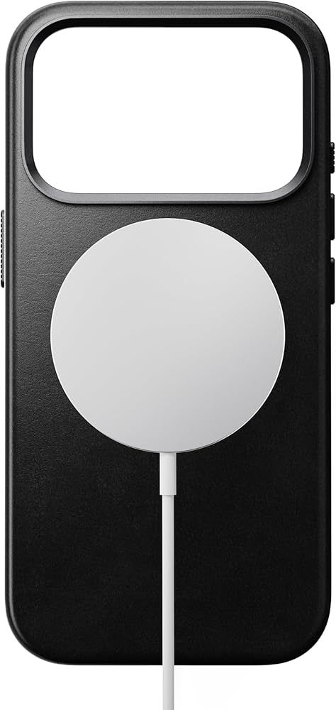 NOMAD Traditional Leather Case - skórzane etui do iPhone 17 Pro kompatybilne z MagSafe  skóra Horween (black)
