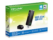 ADAPTOR RETEA TP-LINK AC1200, extern wireless 2.4 GHz | 5 GHz, USB 3.0, port, 867 Mbps, antena interna x 1, 