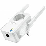 Wireless Range Extender Tp-link, N300, Wall Plugged, 2.4GHz, 2 antene interne, 1 port LAN/WAN, Range extender button / Range extender mode_5