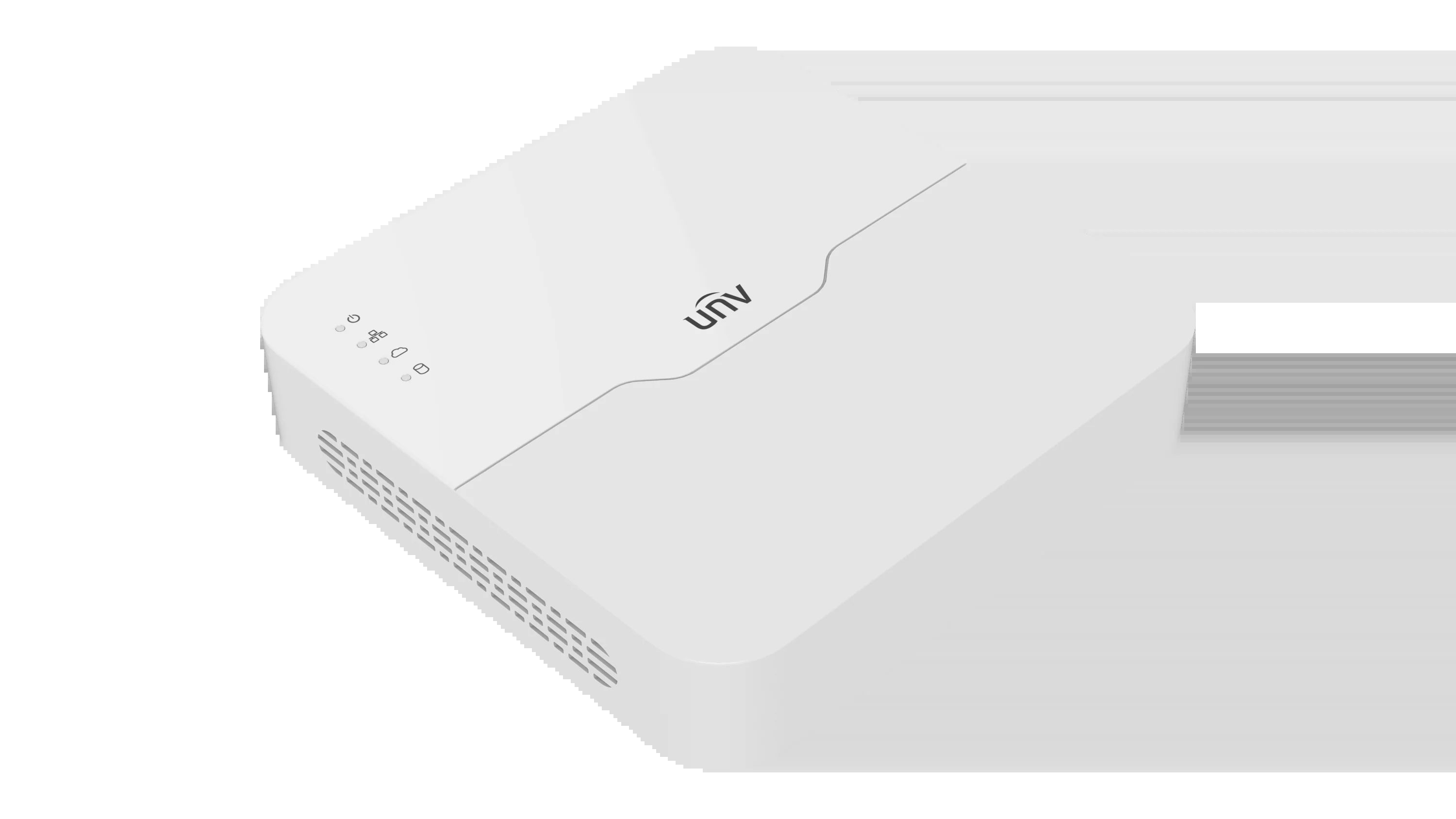 NVR Uniview NVR501-08B-LP8-IQ Canale IP: 8 PoE: 8 canale, max: 30 W for single port, Max 75 W in total Rezolutie: 4K Iesiri: 1xHDMI, 1xVGA, ethernet ports (8 RJ45 10 M/100 M) Compresie video: Ultra 265/H.265/H.264 Alarma: Defocus Detection, Scene Change Detection, Object Left Behind, Object