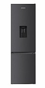Combina frigorifica Heinner HC-HM260DGWDE++, clasa energetica: E, dozator de apa, capacitate totala: 260L, capacitate frigider: 189L, capacitate congelator: 71L, control electronic cu termostat ajustabil, lumina LED, 3 rafturi sticla frigider, compartiment pentru fructe si legume, 3 sertare
