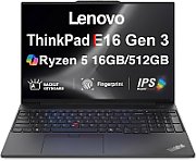 Laptop Lenovo ThinkPad E16 Gen 4 21YC000VRI, 16 inch 1920 x 1200, Intel 355 (8 C / 8 T, 1.7 GHz - 4.7 GHz, 12 MB cache), 32 GB DDR5, 1 TB SSD, Intel Graphics, Windows 11 Pro
