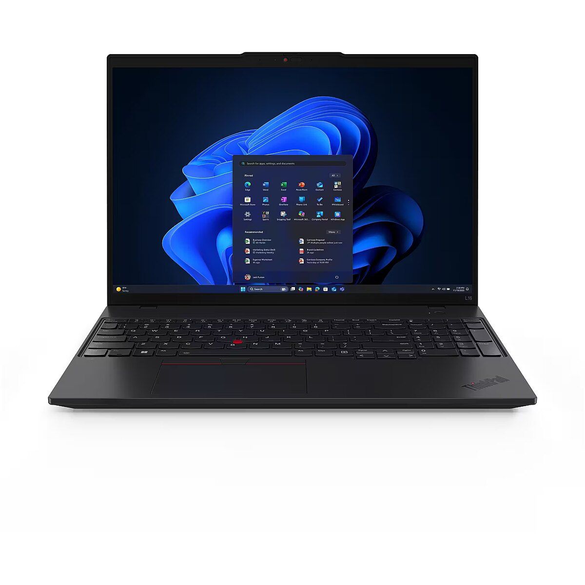 Laptop Lenovo ThinkPad L16 Gen 2 amd ryzen 5 pro, 16 inch 1920 x 1200 pixeli, AMD 215 (6 C / 12 T, 4.70 GHz, L1 Cache: 512KBL2 Cache: 4MBL3 Cache: 16MB cache, 28 W), 16 GB DDR5, 512 GB SSD, AMD 740M, Windows 11 Pro, Tastatura English (EU), Negru