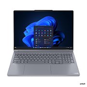 Laptop Lenovo thinkbook 16p g6 adr amd ryzen 9, 16 inch 2560 x 1600 pixeli, AMD 8940HX (16 C / 32 T, 4.0 GHz - 5.30 GHz, 16 MB Cache L264 MB Cache L3 cache, 45 W), 64 GB DDR5, 1 TB SSD, nVidia RTX 5060, Windows 11 Pro, Tastatura English EU, Gri