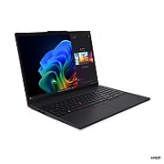 Laptop Lenovo ThinkPad T16 G4 21QN0018BM, 16 inch 1920 x 1200 pixeli, AMD 340 (8 C / 16 T, 2.0 GHz - 5.0 GHz, 16 MB cache, 28 W), 32 GB LPDDR5x, 512 GB SSD, AMD AMD Radeon Graphics, Windows 11 Pro, Tastatura English US, Negru