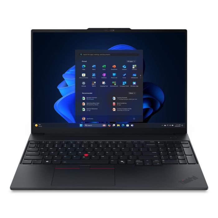 Lenovo ThinkPad E16 Gen 3 (Intel) Intel Core Ultra 5 225U Laptop 40,6 cm (16 ) WUXGA 16 Giga Bites DDR5-SDRAM 512 Giga Bites SSD Wi-Fi 6E (802.11ax) Windows 11