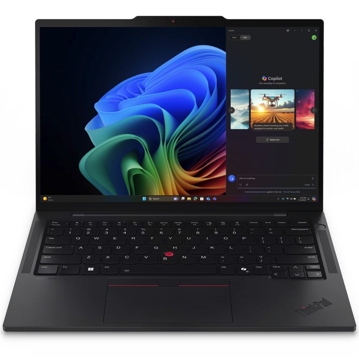 Laptop Lenovo ThinkPad T14s Gen 6 21R1006CGE, 14 inch 1920 x 1200, Intel 255U (12 C / 14 T, 2.4 GHz - 5.20 GHz, 12 MB cache, 57 W), 32 GB LPDDR5X, 1 TB SSD, Intel Graphics, Windows 11 Pro, Tastatura Germana