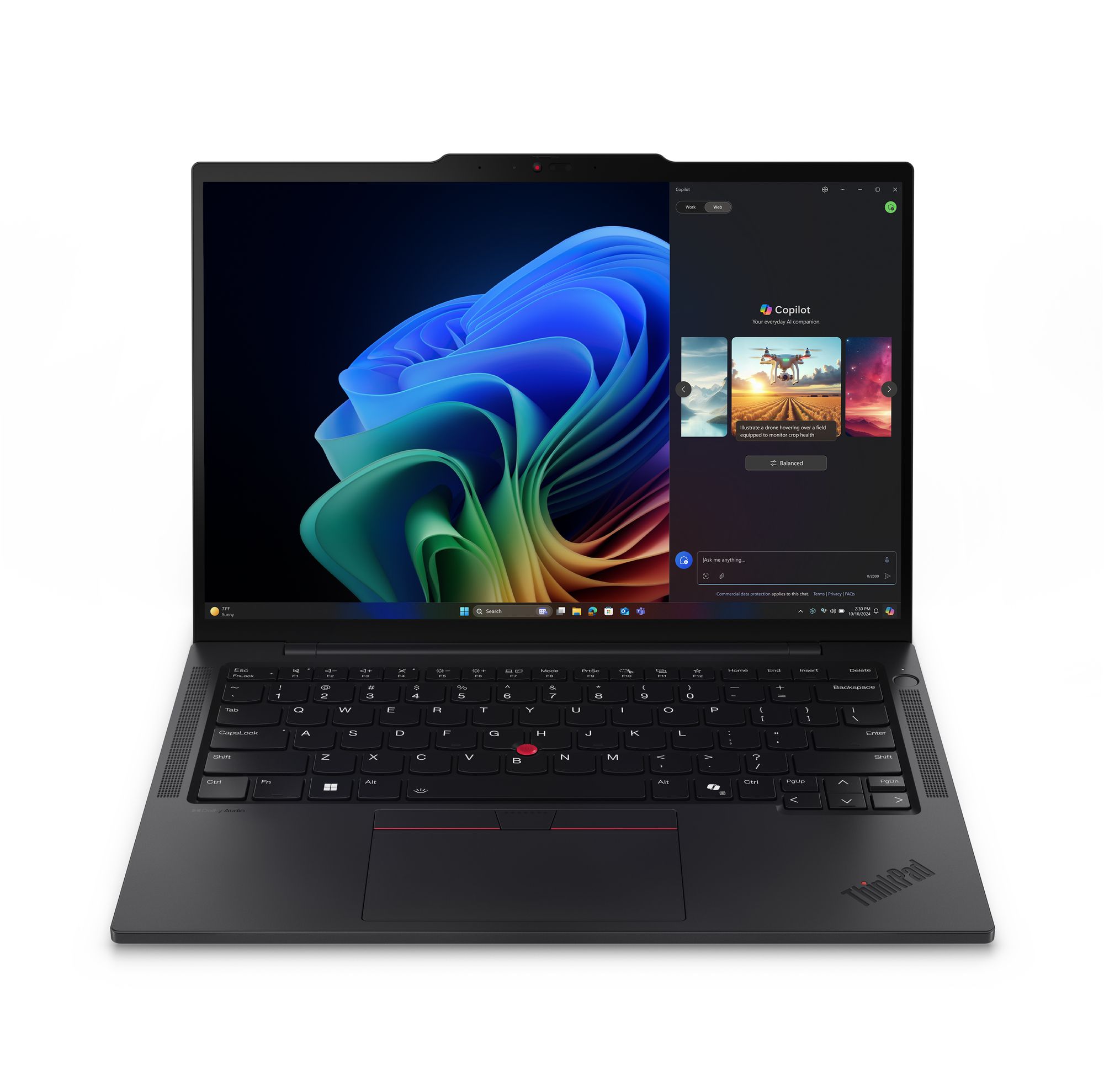 Laptop Lenovo ThinkPad t14s gen6, 14 inch 1920 x 1200, AMD Ryzen AI 7 PRO 350 (8 C / 16 T, 2 GHz - 5 GHz, 8 MB + 16 MB cache), 32 GB LPDDR5x, 1 TB SSD, AMD, Windows 11 Pro, Tastatura Germana, Black