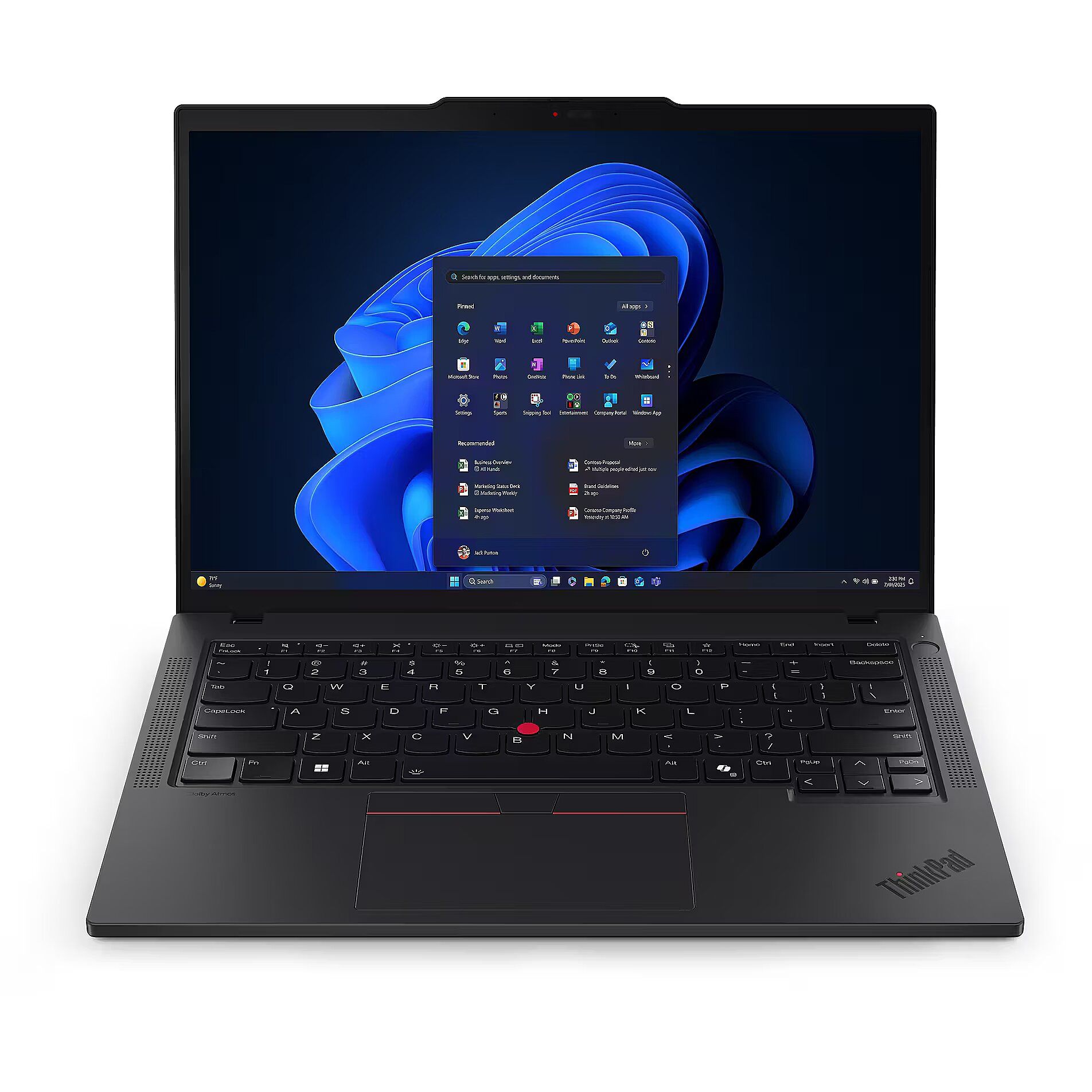 Laptop Lenovo ThinkPad T14s 2-in-1 Gen 1 21R30041PB, 14.0 inch 1920 x 1200 Touchscreen, Intel Core Ultra 7 - 255U (12 C / 14 T, 1.7 GHz - 4.8 GHz, 12 MB Intel Smart Cache cache, 15 W), 32 GB LPDDR5x, 1 TB SSD, Intel Intel Graphics, Windows 11 Pro, Tastatura US, Negru