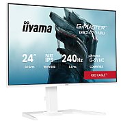 iiyama GB2471HSU-W1 Monitor de gaming G-Master 23,8  IPS FHD 240Hz 2xHDMI DP USB-C Adaptive G-SYNC alb