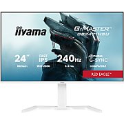 iiyama GB2471HSU-W1 Monitor de gaming G-Master 23,8  IPS FHD 240Hz 2xHDMI DP USB-C Adaptive G-SYNC alb