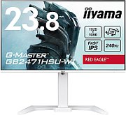 iiyama GB2471HSU-W1 Monitor de gaming G-Master 23,8  IPS FHD 240Hz 2xHDMI DP USB-C Adaptive G-SYNC alb