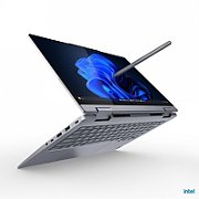 Laptop Lenovo ThinkBook 14 2-in-1 G5 IAU 21SQ000AMH, 14 inch 1920 x 1200 pixeli Touchscreen, Intel Core Ultra 5 225U (10 C / 12 T, 1.3 GHz - 4.6 GHz, 12 MB Intel Smart Cache cache, 15 W), 16 GB DDR5, 512 GB SSD, Intel Intel Graphics, Windows 11 Pro, Tastatura US, Gri