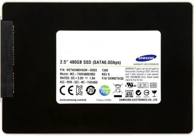 SSD server Samsung 480 GB (SM843T) 2.5