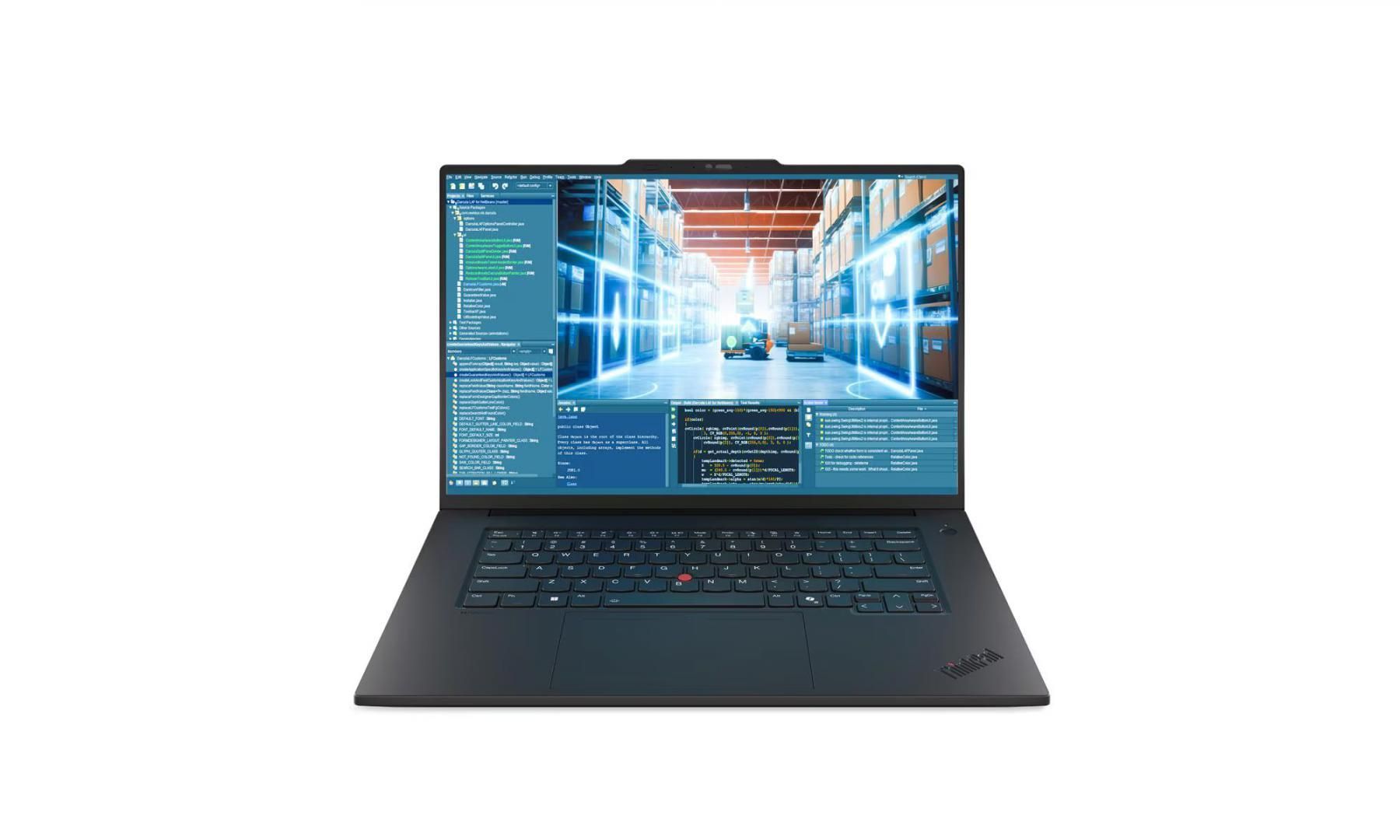 Laptop Lenovo ThinkPad T1g Gen 8 21TD0001RI, 16 inch 1920x1200, Intel Core Ultra 7 265H (16 C / 16 T, 2.3 GHz - 5.3 GHz, 24 MB cache, 45 W), 32 GB LPDDR5x, 1 TB SSD, Nvidia GeForce RTX 5070, Windows 11 Pro, Tastatura Romanian / English, Black