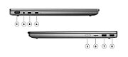 Laptop Lenovo IdeaPad 5 2-in-1 14AGP11 83UH003PRM, 14 inch 1920 x 1200 Touchscreen, AMD 445 (6 C / 12 T, 2.0 GHz - 4.6 GHz, 14 MB cache, N/A), 16 GB DDR5, 1 TB SSD, AMD AMD Radeon 840M, Free DOS, Tastatura English, Breeze Moss