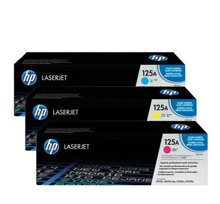 HP 125A 3-pack Cyan/Magenta/Yellow Original LaserJet Toner Cartridges_5