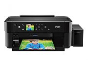 Imprimanta inkjet color CISS Epson L810, dimensiune A4, viteza max 37ppm alb-negru, 38ppm color, rezolutie printer 5760x1440dpi, alimentare hartie 100 coli, Borderless print, CD/DVD print, display LCD color touchpanel 6,9cm, interfata: USB 2.0, cerneala (70ml/culoare inclusa), consumabile: T67314A_6