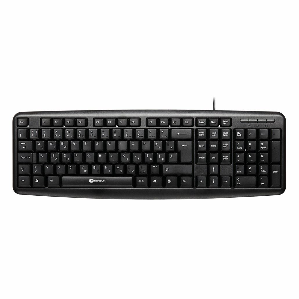Tastatura Serioux 9400 ROMANIA, cu fir, RO layout, neagra, 104 taste, USB_1