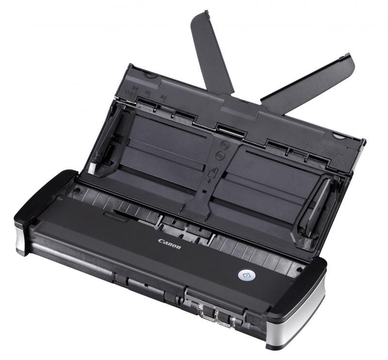 Scanner Canon P-215II, dimensiune A4, tip portabil, viteza scanare  12ppm alb-negru si 10ppm color, duplex, rezolutie optica 600dpi, rezolutie hardware 600x600dpi, senzor CIS, interfata: USB 2.0, software inclus: Driver ISIS /TWAIN, CaptureOnTouch, CaptureOnTouch Lite, Presto! Cititor BizCard_2