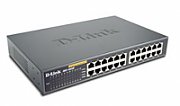 D-Link 24-port 10/100M NWay Desktop - Internal PSU (incl. 19