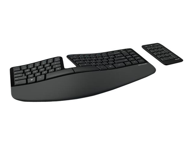 Tastatura Microsoft Sculpt Ergonomic, Wireless, neagra_2
