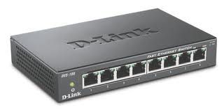 D-Link DES-108 network switch Unmanaged Fast Ethernet (10/100) Black_1