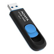 ADATA AUV128-64G-RBE Unitate flash Adata UV128 64GB USB3. fara capac. retractabil. negru si albastru_1