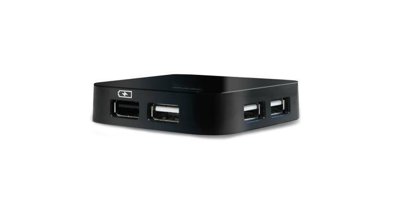 D-Link Hub USB, DUB-H4, 4 porturi, USB 2.0, adapter 5v, negru_2