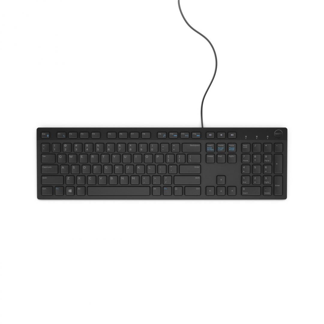 Tastatura Dell Keyboard Multimedia KB216 RO, Wired, neagra_2