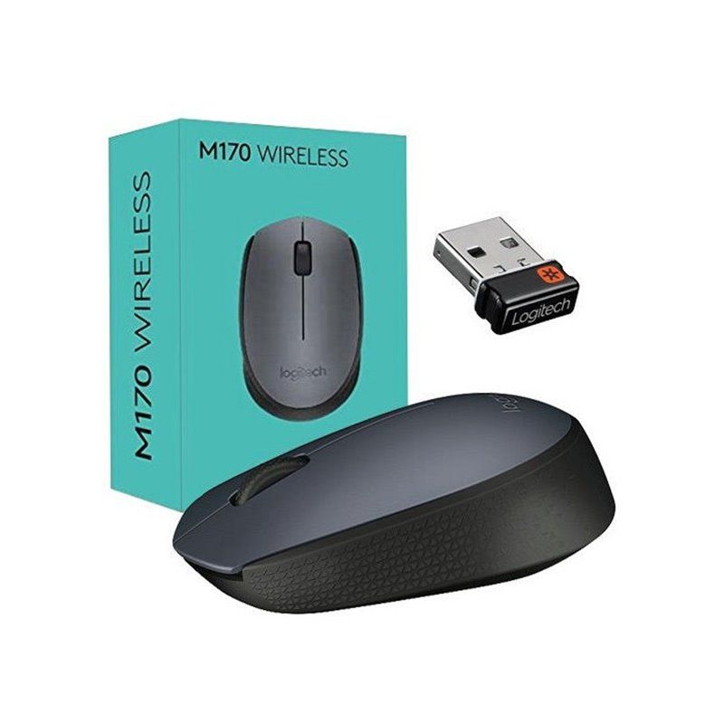 LOGITECH Wireless Mouse M170 - EMEA -  GREY_2