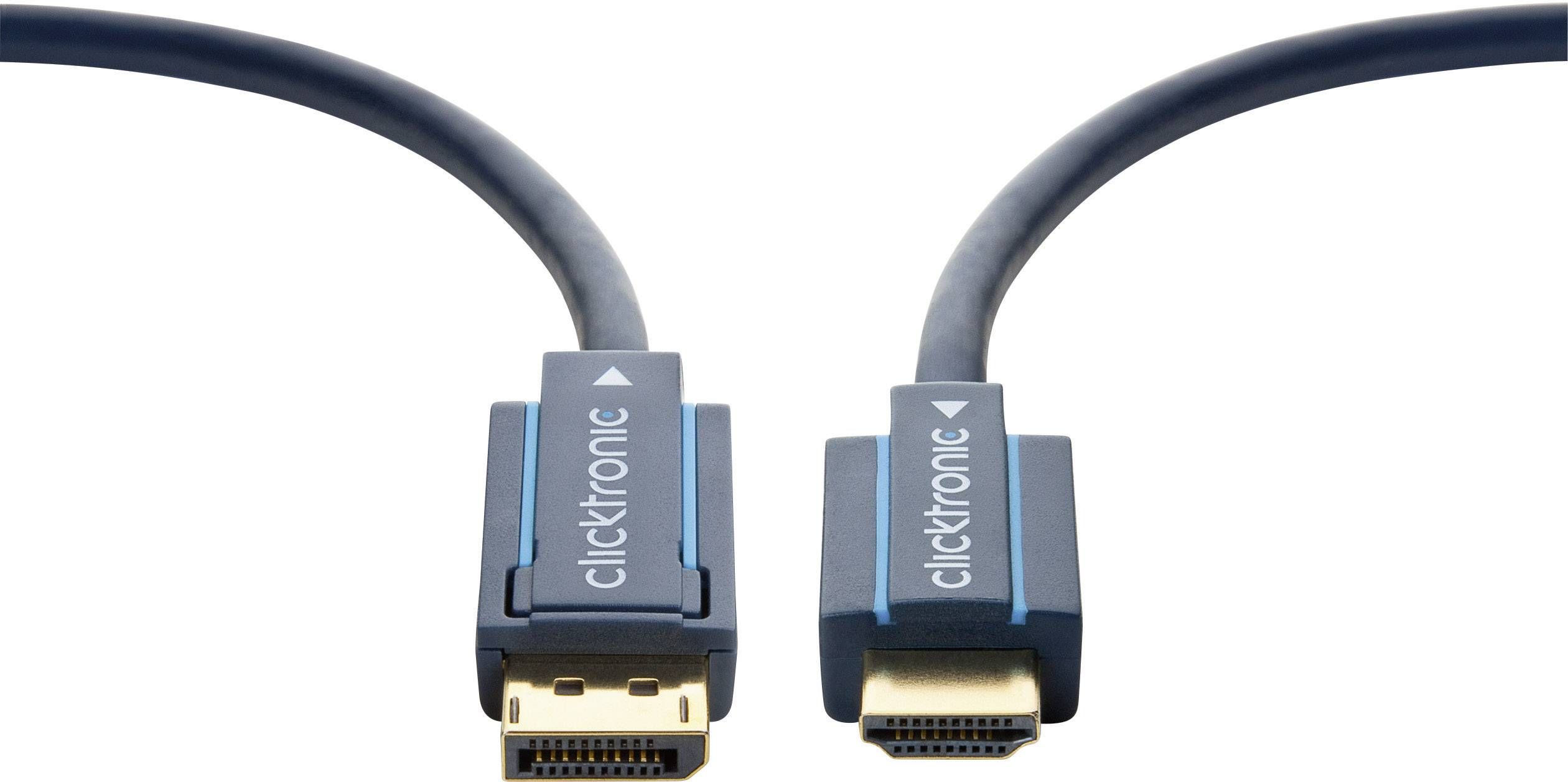 Cablu profesional DisplayPort la HDMI, 10m, Clicktronic, 70724_3