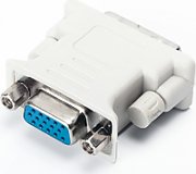 ADAPTOR video SPACER, DVI-I DL (T) la VGA (M), alb, 